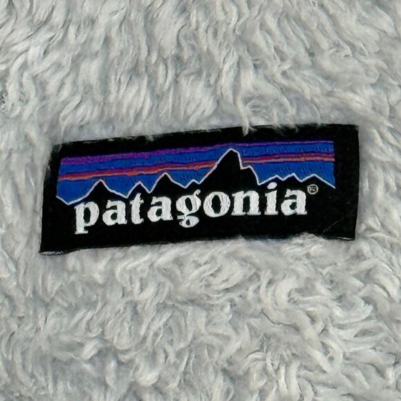 Women's Patagonia Los Gatos Deep Pile Grey Fleece Vest Size Medium - Picture 2 of 6